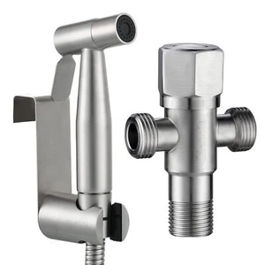 Ducha Bidet Acero Inoxidable, Grifo Portatil para WC Kit Ducha de Lavabo, con - Imagen 1 de 9