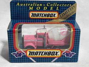 Matchbox International MB19 Peterbilt Cement Mixer, PINK, Australian, VERY RARE - Picture 1 of 4
