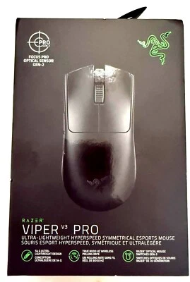 Razer Viper V3 Pro - Ultra-lightweight Wireless Esports Gaming Mouse Black NEW - Image 1 of 4