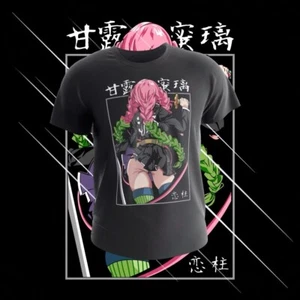 Hashira Mitsuri Kanroji Demon Slayer Love Anime Custom Graphic T-Shirt Gift - Picture 1 of 9