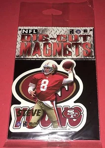 Imán troquelado Steve Young 1996 NFL nuevo sellado de fábrica - Imagen 1 de 1