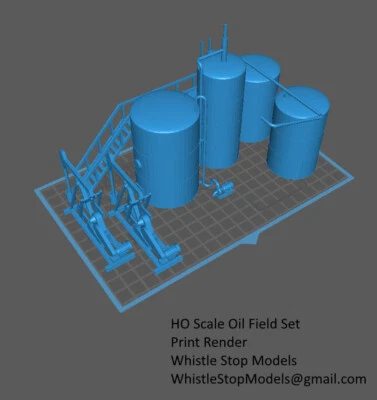 HO Scale Oil Field Set HO7004 - Image 1 of 4