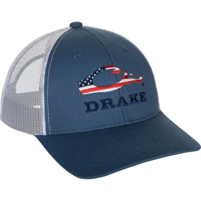 Drake Waterfowl Americana 2.0 Cap American Flag Hat - Image 1 of 2
