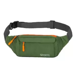 Riñonera Impermeable Fitness Corredor Cintura Hombre Correr Correr Cinturón Bolsa Paquete con Cremallera - Imagen 1 de 16