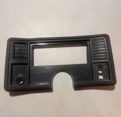 1978-1987 Chevrolet Malibu El Camino Monte Carlo bitola cluster moldura madeira marrom - Imagem 1 de 4