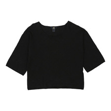 Cavalli Class T-Shirt - Medium Black Cotton