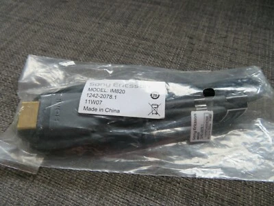 100% Genuine Sony Ericsson Xperia X12 Arc S Neo Pro IM820 HDMI TV Out Cable New - Image 1 of 2