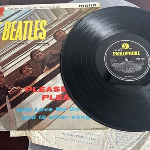 The Beatles Please Please Me PMC1202 Mono UK vinyl LP XEX421-1N/422-1N rare MKT - Picture 1 of 19