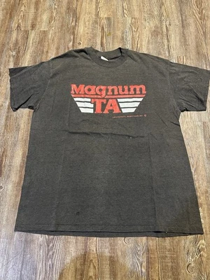 复古 Magnum T.A. Jim Crockett 80 年代摔跤衬衫 XL 码罕见 — 第 1/4 张图片