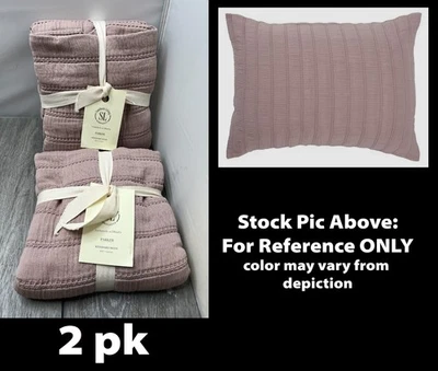 2pk Southern Living Simplicity Parker Pillow Shams, Purple Standard Size - Image 1 of 4