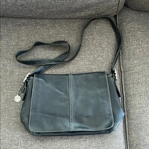 Bolso de mano Coach Hampton vintage de cuero negro - Imagen 1 de 10