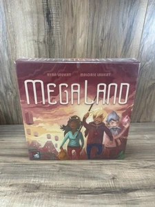 Megaland Board Game 2-5 Players Strategy (Red Raven Games, 2018) New/Sealed - Picture 1 of 8