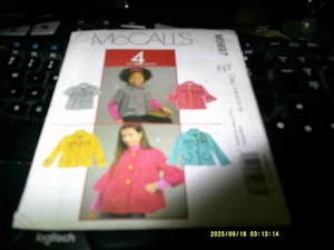 CHAQUETA MCCALL'S 5697 NIÑOS Y NIÑAS,, TALLA CHJ 7,8,10,12,14 NOS SIN CORTAR - Imagen 1 de 1
