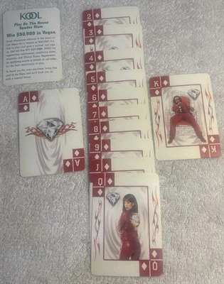 Vintage Kool Spades playing card deck illustrated cards Social Club - Image 1 of 4