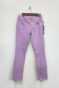 True Religion Purple Casey Low Rise Super Skinny Jeans - Size 24 - Picture 1 of 8