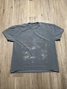 American Thrift Star Wars Ep. 1 Phantom Menace T Shirt Gray Adult Size L - Picture 1 of 7