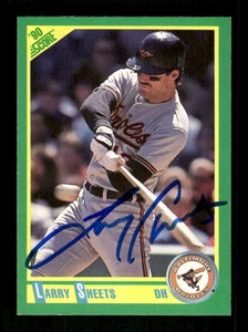 1990 Score  111 Larry Sheets signed auto autograph  BXCP55 - Picture 1 of 2