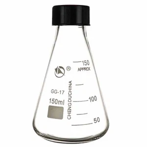 Chemistry Erlenmeyer flask 50-1000ml Laboratory reagent screw glassware teaching - Picture 1 of 17