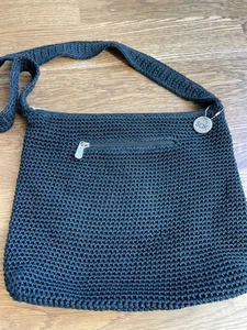 The Sak Handtasche Umhängetasche gehäkelt schwarz - Bild 1 von 6