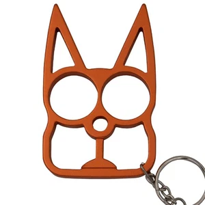 Cat Public Safety Keychain-Orange - Picture 1 of 2