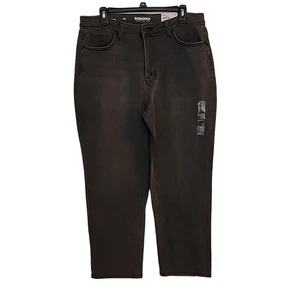 Sonoma Vintage-Style High Rise Washed Black Jeans, NWT, 14S - Picture 1 of 9
