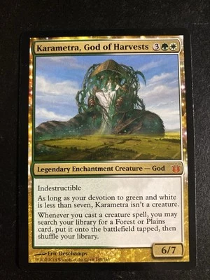 MTG - NM - Karametra, God of Harvests - Born of the Gods - Image 1 of 2