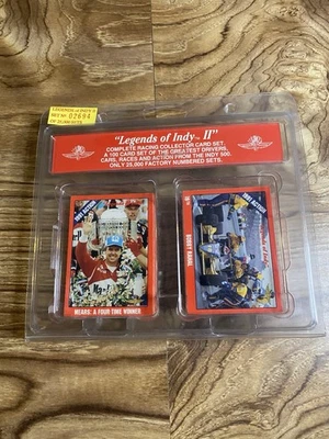 Vintage 1991 Legends of Indy II Indianapolis Motor Speedway Compete 100 Card Set - Image 1 of 4