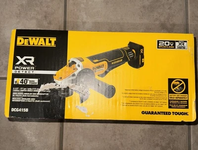 Nuevo DEWALT 20V MAX* XR SIN ESCOBILLAS 4-1/2-5 PULGADAS. (SOLO HERRAMIENTA) (DCG415B) Foto 1 de 3