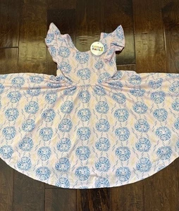 *Neu mit Etikett* DotDotSmile Größe 5/6 süßes Löwen Empire Kleid - Bild 1 von 6