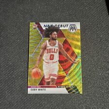Coby White 2019-20 Mosaic NBA Debut Tmall Gold Wave Prizm Rookie Card RC Bulls