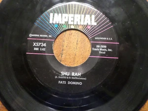 45 RPM : Fats Domino Shu Rah / Feel in Love on Monday Imperial 5734 VG+ - Picture 1 of 1