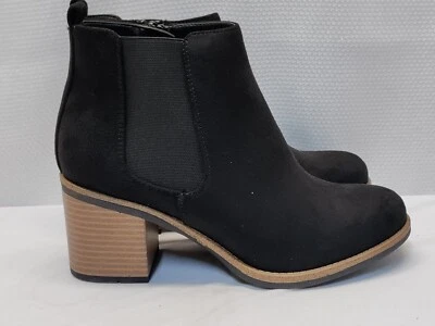 White Mountain Women's Heel Faux Nubuck Ankle Boot Choose Your Size and color - Image 1 of 4