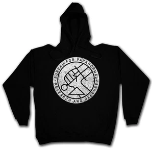 BUREAU FOR PARANORMAL RESEARCH AND DEFENSE BPRD HOODED SWEATSHIRT HOODIE Hellboy - Picture 1 of 2