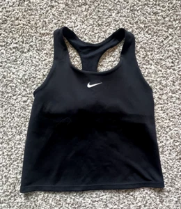 Girls Nike Sport Bra Tank, Built in Bra - Black SKU 1000 - Picture 1 of 3