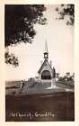 Real Photo Old Church Grand Pre Nova Scotia Canada Antique Postcard L3013