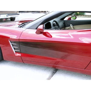Gráfico lateral negro ACC para Chevy Corvette C6 2005-2013 vinilo deportivo desvanecido - Imagen 1 de 6