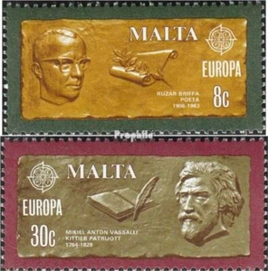 Malta 615-616 (completa Edizione) nuovo linguellato 1980 Personalità - Foto 1 di 1