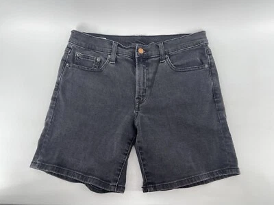 Pantalones cortos de jean elásticos Gap Girlfriend para mujer talla 29/8 tiro medio gris denim Foto 1 de 4