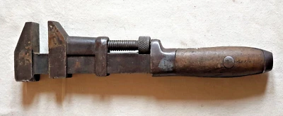 OUTIL ANCIEN CLE A MOLETTE MARTEAU MOORE DROP FORGING SPRINGFIELD MASS USA 19EME - Photo 1/4