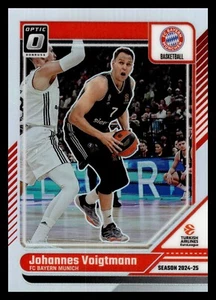 2024-25 Donruss Turkish Airlines Euro Optic Prisma Johannes Voigtmann 87 - Imagen 1 de 2