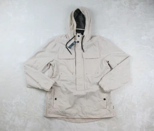 NUEVA Chaqueta Hollister Para Hombres Pequeña Marrón Tostado Pullover Cremallera Con Capucha Logo Preppy Informal - Imagen 1 de 15