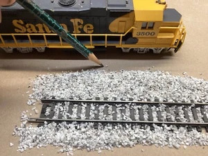 HO Track Ballast MODEL RAILROAD 35 ounces | Real Granite | 1:87 Scale Trains - Picture 1 of 9