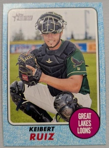2017 Topps Heritage Minor Keibert Ruiz Blue # 31/99 - Imagen 1 de 3