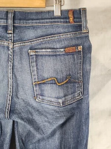 7 For All Mankind Bootcut Jeans New York Dark Wash Damen 30R (32x32) - Bild 1 von 8