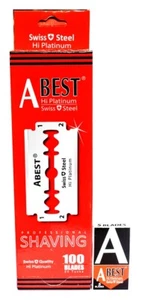 100 Abest Hi Platinum Double Edge Razor Blades - Picture 1 of 1