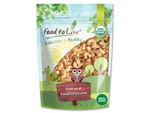Organic Dry Roasted Cashews with Himalayan Salt - Non-GMO - by Food to Live - Picture 1 of 57