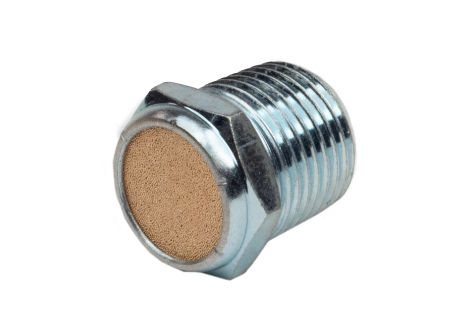 BAILEY Nickel-Plated Iron Breather Vents: 40 Micron, 1/8 NPT Thread