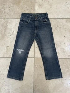 US Polo Assn Jeans Blue Slim Straight Boys Size 5 20x19 Good Conditionđź‘– - Picture 1 of 13