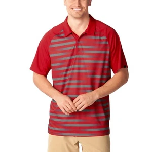 Oakley Men's Lyndon Polo Golf Shirt Regular Fit Top Jester Red Size Medium New - Picture 1 of 2