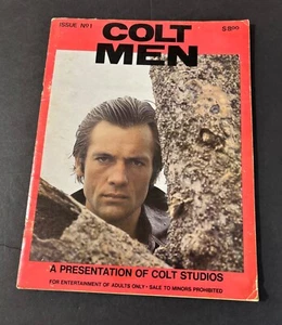 Colt Men #1 Colt Studios Jim French 1975 44pgs Gay Physique Magazine M29603 - Picture 1 of 1